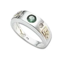  Anel de formatura prata 950 - AN030