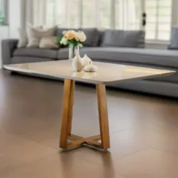 Mesa Emilly 120 Mel/Off White – HR MOVELARIA