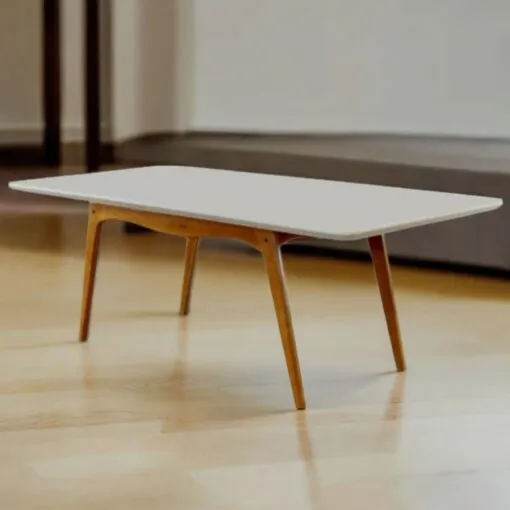 Mesa Escócia 120 Mel/Off White – ART ASSENTOS Imagem