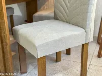 Mesa Jantar Cancun 120×90 C/Espelho 4 Cadeiras Linho Bege 178 Cel Móveis - Foto 3