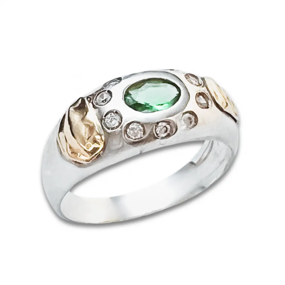  Anel de formatura prata 950 - AN345 Imagem