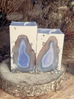  Velas Dupla de ágatas com lavanda naturais - Foto 2