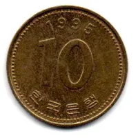 Coréia do Sul - 1995 - 10 Won