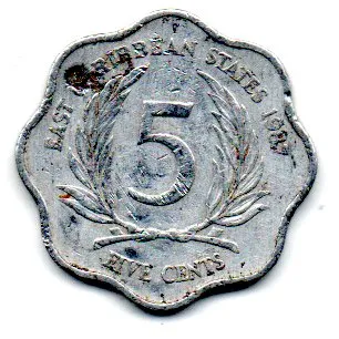 Estados do Caribe Oriental - 1987 - 5 Cents