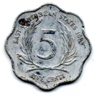 Estados do Caribe Oriental - 1987 - 5 Cents