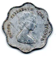 Estados do Caribe Oriental - 1987 - 5 Cents - Foto 2