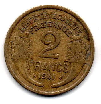 França - 1941 - 2 Francs