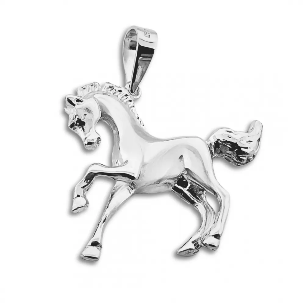 Pingente de prata cavalo - PI175 Imagem
