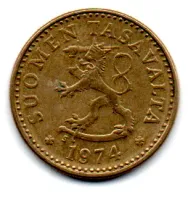 Finlândia - 1974 - 10 Pennia