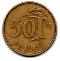 Finlândia - 1963 - 50 Pennia - Foto 2