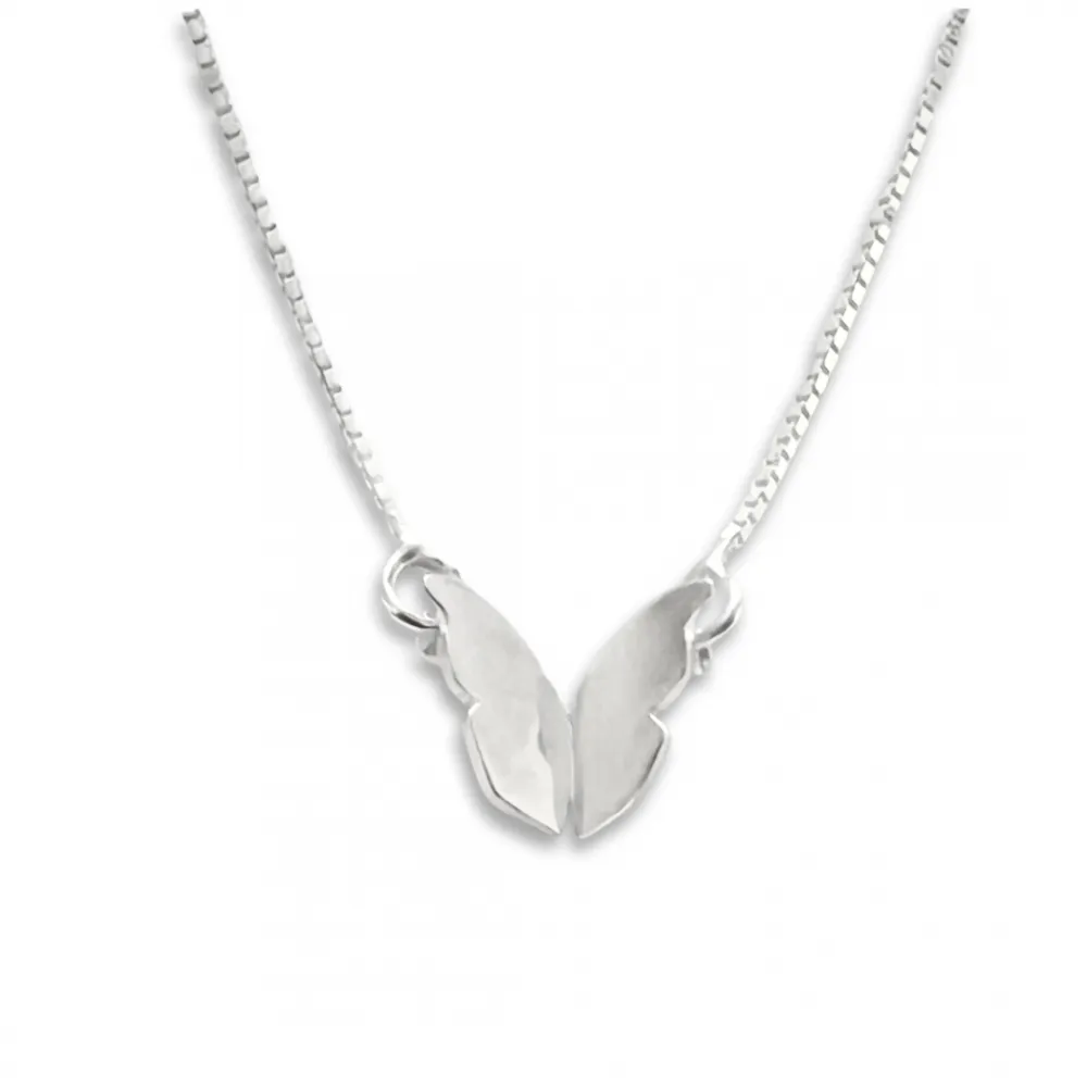 Colar de prata borboleta - 1540