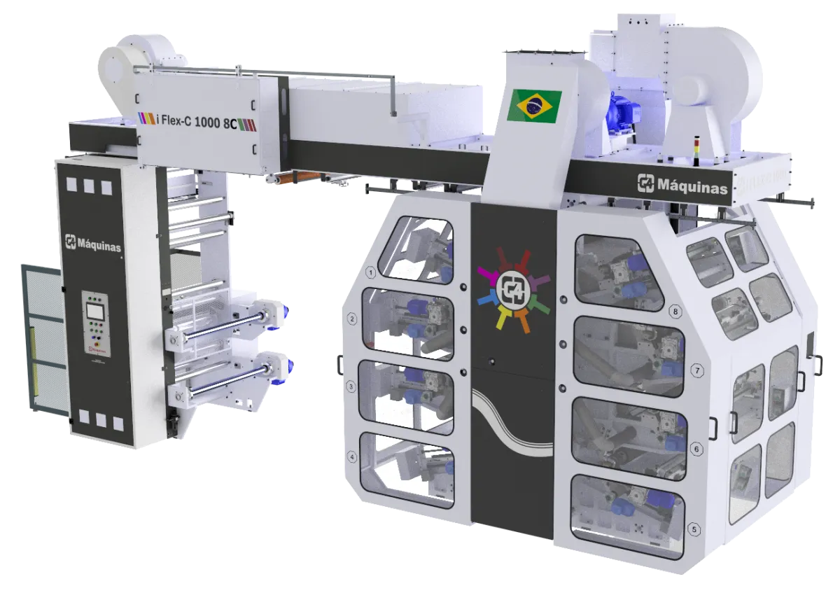 IMPRESSORA FLEXÓGRAFICA G4 iFlex-C 800/100/1200 Imagem