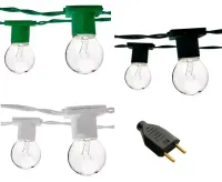 Festao com emenda 5 Metros com 10 Lampadas Led blindado aprova  dagua ( Varal De Luzes ) ( JOGO DE 10 LAMPADA ) ( KIT 10 LAMPADAS ) - Foto 11