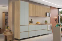Cozinha  Rainha Gourmet 7 Peças (3 Aéreos + 1 Paneleiro + 3 Balcões)