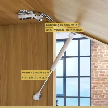 Cozinha  Rainha Gourmet 7 Peças (3 Aéreos + 1 Paneleiro + 3 Balcões) - Foto 2