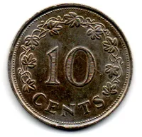 Malta - 1972 - 10 Cents - Foto 2