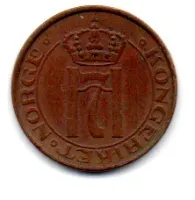 Noruega - 1937 - 1 Ore - Foto 2