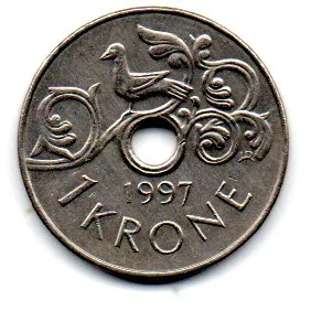 Noruega - 1997 - 1 Krone