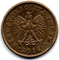 Polônia - 2014 - 1 Grosz