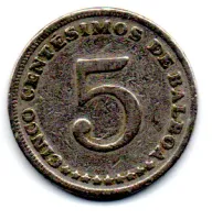 Panamá - 1975 - 5 Centésimos de Balboa - Foto 2