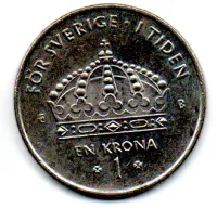 Suécia - 2002 - 1 Krona - Foto 2