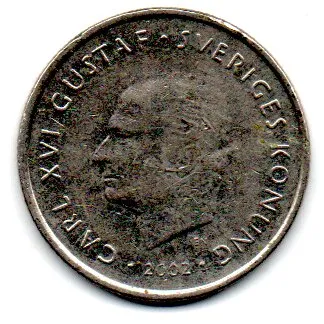 Suécia - 2002 - 1 Krona