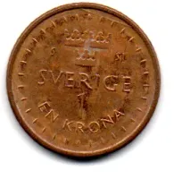 Suécia - 2016 - 1 Krona - Foto 2