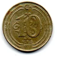 Turquia - 2011 - 10 Kurus