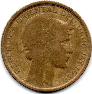 Uruguai - 1930 - 10 Centésimos