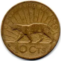 Uruguai - 1930 - 10 Centésimos - Foto 2