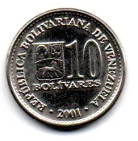 Venezuela - 2001 - 10 Bolívares