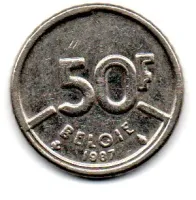 Bélgica - 1987 - 50 Francs