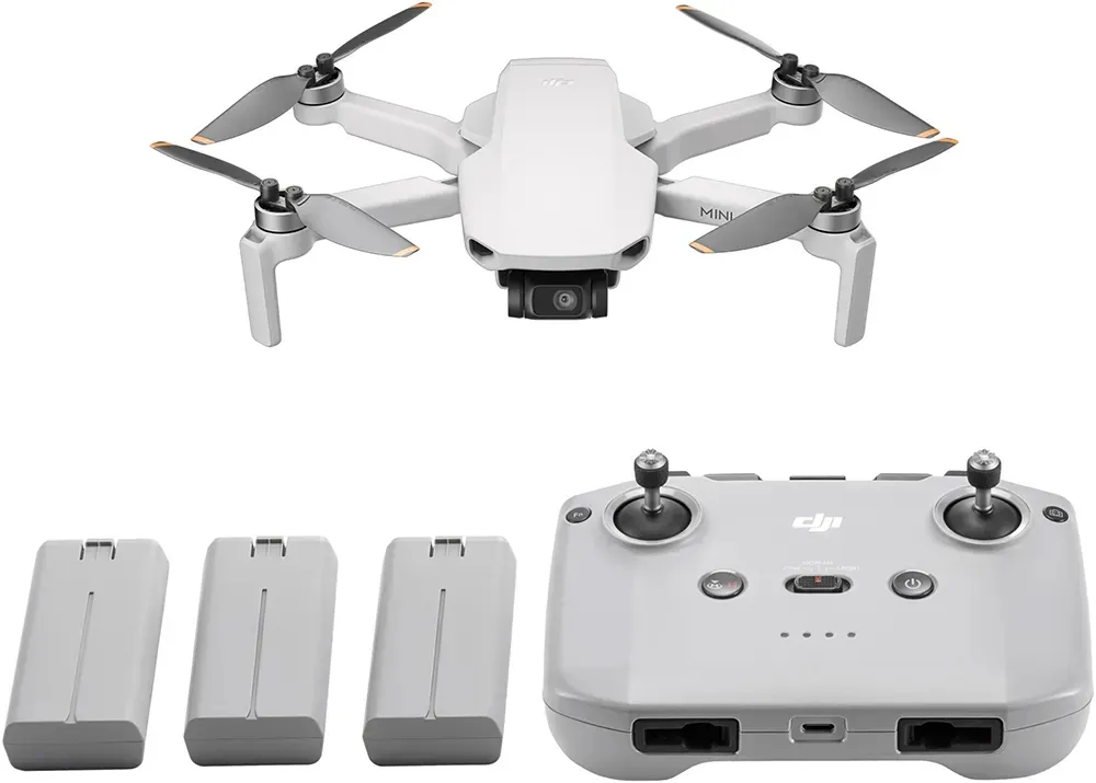 DJI058 - Drone DJI Mini 4K Fly More Combo (Sem tela)