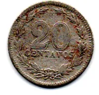 Argentina - 1910 - 20 Centavos - Foto 2