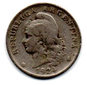 Argentina - 1924 - 20 Centavos