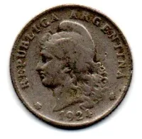 Argentina - 1924 - 20 Centavos