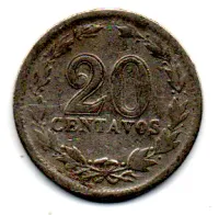 Argentina - 1923 - 20 Centavos - Foto 2