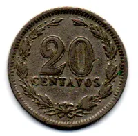 Argentina - 1923 - 20 Centavos - Foto 2