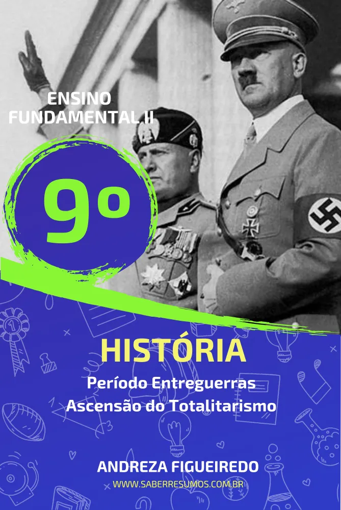 682 - História - Período Entreguerras - Ascensão do Totalitarismo - 9º ano - PDF com 24 páginas Imagem