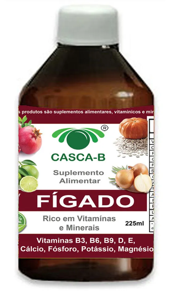 Casca-B Fígado 225ml - 05 dias de tratamento - ATACADO