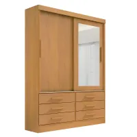 Roupeiro 2 portas Merídian Cinamomo Larg. 1.35m