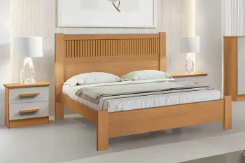 Cama Casal Primicia Plus Cinamomo.Ripado D Doro