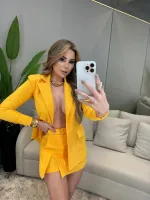 SHORT SAIA  AMARELO - Foto 5
