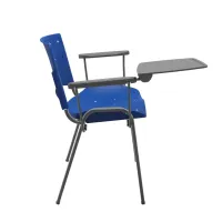 Kit com 10 unidades Cadeira de Treinamento Empilhável Ergoplax com Prancheta Escamoteável Anti Pânico - Foto 8