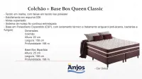 Colchão Molas ensacadas queen Bioclassic 22 cm + Base Queen 1,58x 64 cm Bioflex - Foto 2