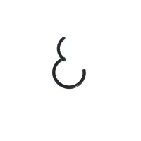 Segmento Aço Cirurgico Clicker PVD BLACK 1.0mm  PVD02 - Foto 3