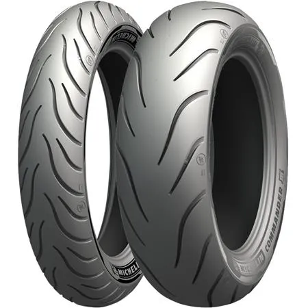 PNEUS MICHELIN COMMANDER 3 SPORTGLIDE 2018 A 2025 - 130/70-18 (Diant) e 180/65-16 (Tras) - Medida alternativa