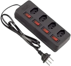 Filtro de linha 4 tomadas, Circuit Break, FORCE LINE Imagem