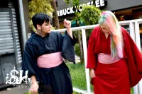 Yukata Kuchizuke - Red - Foto 2