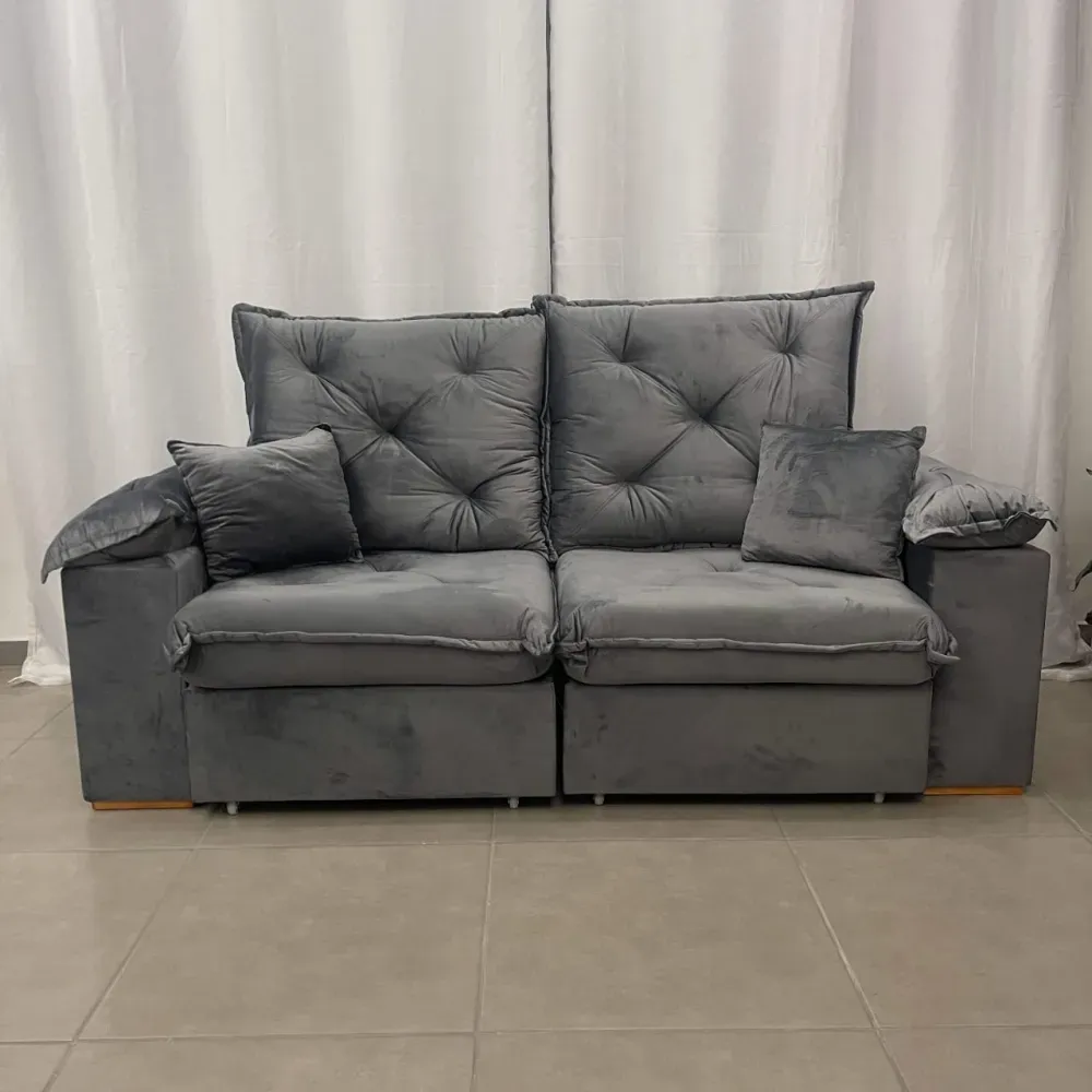 Sofá retrátil e Reclinavel Porto madero Roma plus 2,30  